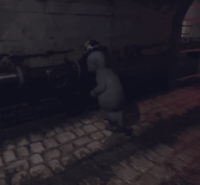 Teddy Bear Wearing Hat With Letter B GIF