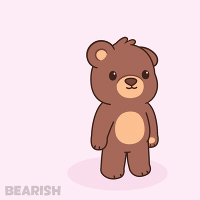 Teddy Bear With Arrow Through Heart Saying I'm In Love GIF
