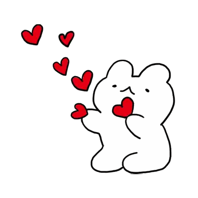 Teddy Bear With Hearts In Eyes Sticker