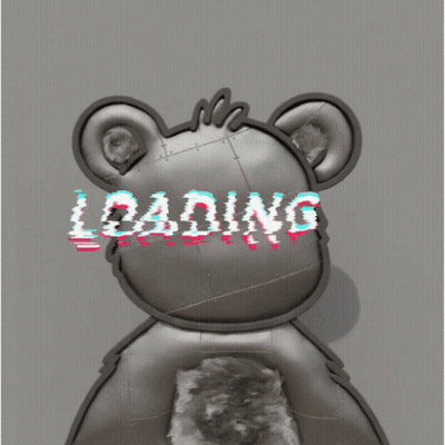 Teddy Bear With Loading GIF
