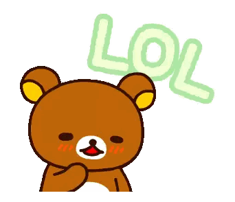 Teddy Bear With LOL Sticker