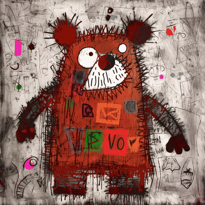 Teddy Bear With Love on Chest