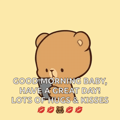 Teddy Bear With Pink Hair Holding Cell Phone GIF