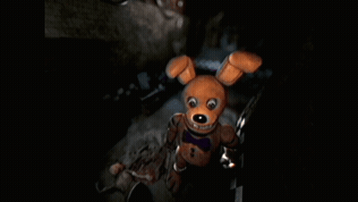 Teddy Bear With Purple Top Hat And Spikes GIF