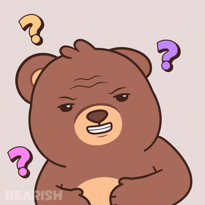Teddy Bear With Question Mark GIF