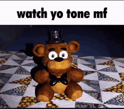 Teddy Bear With Top Hat And Bow Tie On Quilt GIF