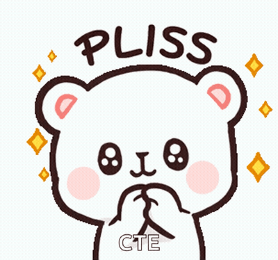 Teddy Bear With Word Pliss GIF