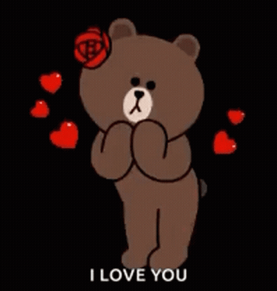 Teddy Bear Writing At Desk GIF