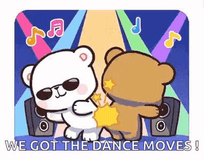 Teddy Bears Dancing On Stage GIF