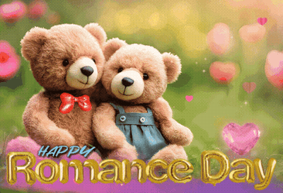 Teddy Bears Happy Romance Day GIF