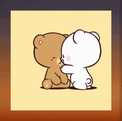 Teddy Bears Hugging GIF