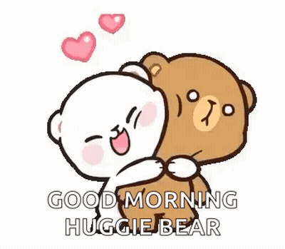 Teddy Bears Hugging Good Morning Huggies Bear GIF