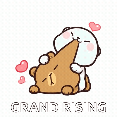 Teddy Bears Hugging Grand Rising GIF
