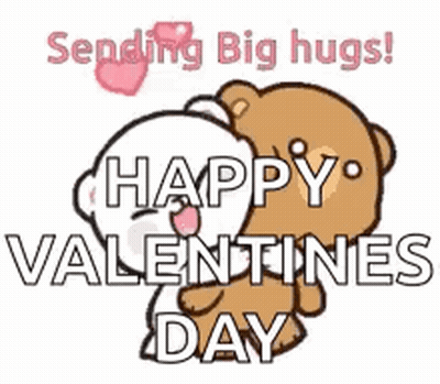 Teddy Bears Hugging Sending Big Hugs GIF