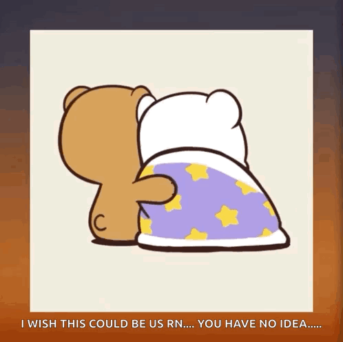 Teddy Bears Hugging With I Wish This Could Be Us GIF