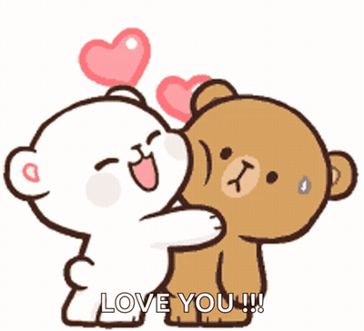 Teddy Bears Kissing Dobranoc Dagusko GIF