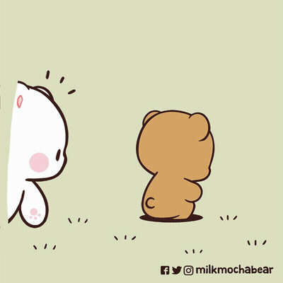 Teddy Bears Standing Next To Each Other GIF