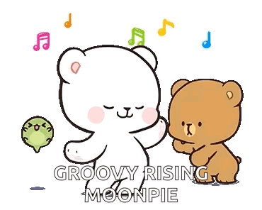 Teddy Bears Standing Next To Frog GIF