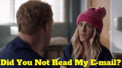 Teddy Grey's Anatomy Did You Not Read My Mail GIF