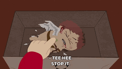 Tee Hee Cupid Cartman Tickled South Park GIF