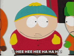 Tee Hee Eric Cartman South Park GIF