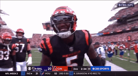 Tee Higgins Close Up GIF