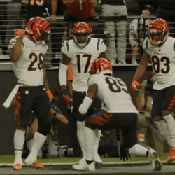 Tee Higgins Teammate Huddle GIF