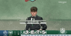 Teen Enthusiastic Announcement For Jets GIF