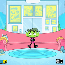 Teen Titans Go Beast Boy Birthday Hat GIF