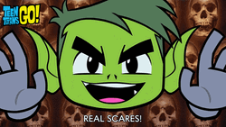 Teen Titans Go Beast Boy Wiggling Fingers GIF