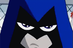 Teen Titans Raven Sneezing GIF