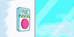 Teen Titans Robin Panicking Button  GIF
