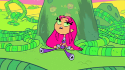 Teen Titans Starfire Confused GIF