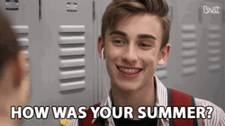 Teenage Boy Brat Summer Smile  GIF
