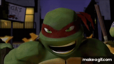 Teenage Mutant Ninja Turtle By Fire GIF
