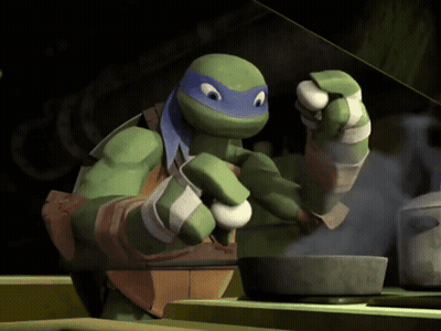 Teenage Mutant Ninja Turtle Cooking In Pot GIF