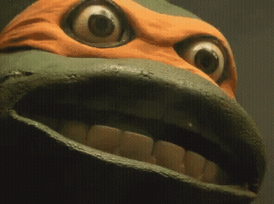 Teenage Mutant Ninja Turtle Purple Mask Oops GIF