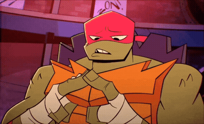 Teenage Mutant Ninja Turtle Red Mask Sad Face GIF