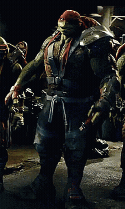 Teenage Mutant Ninja Turtle Standing GIF