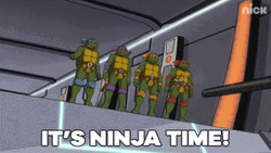 Teenage Mutant Ninja Turtle Time GIF