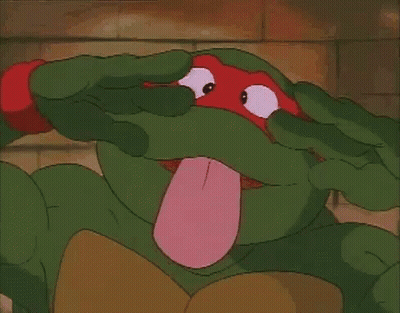 Teenage Mutant Ninja Turtle Tongue Out GIF