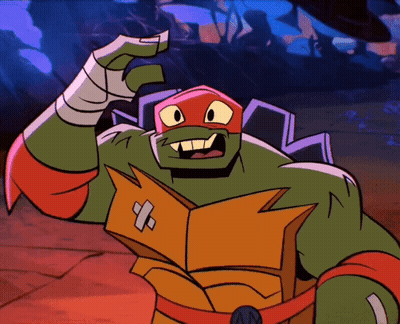 Teenage Mutant Ninja Turtle With Bandage GIF