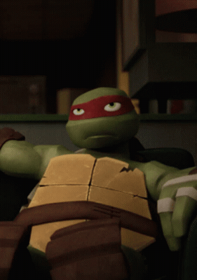 Teenage Mutant Ninja Turtle With Red Bandana GIF