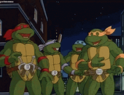 Teenage Mutant Ninja Turtles Laughing Tmnt GIF