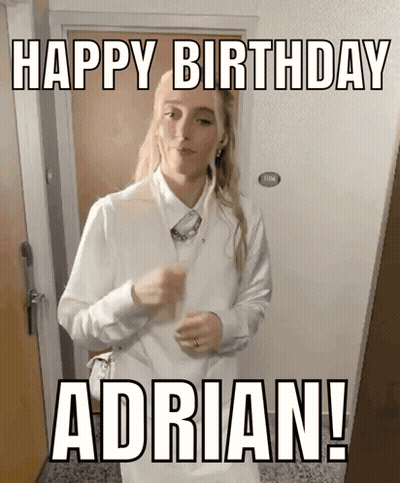 Teenage Mutant Ninja Turtles Posing For Happy Birthday Adrian GIF