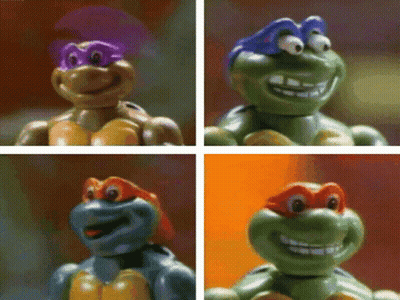 Teenage Mutant Ninja Turtles Smiling GIF