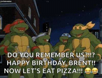 Teenage Mutant Ninja Turtles Standing On Street GIF