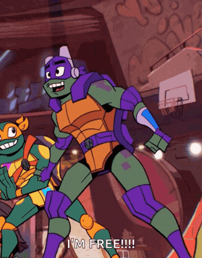 Teenage Mutant Ninja Turtles Starring Elias Koeas GIF