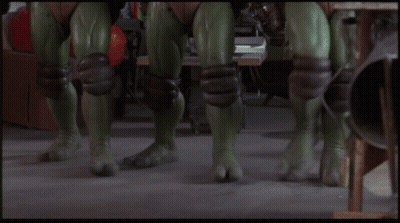 Teenage Mutant Ninja Turtles Starring Elias Koeas GIF