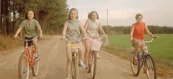 Teenagers Riding Bike Together GIF